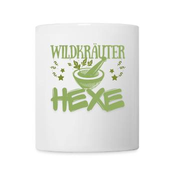 Wildkräuter Hexe Mystisches Kräuter-Design - Tasse - Weiß - Vorne