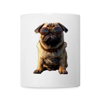 Pug Beige Dogs Love Carlin Little Cute Pug - Mug - white - Front
