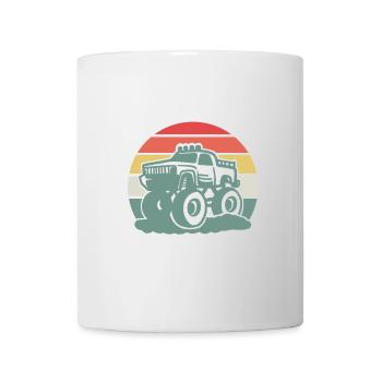 Monster Truck - Tasse - Weiß - Vorne