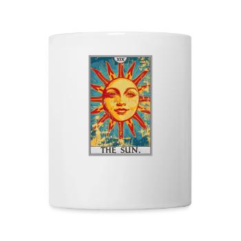 Carte de tarot Carte de tarot Le soleil Le soleil - Mug blanc - blanc - Devant
