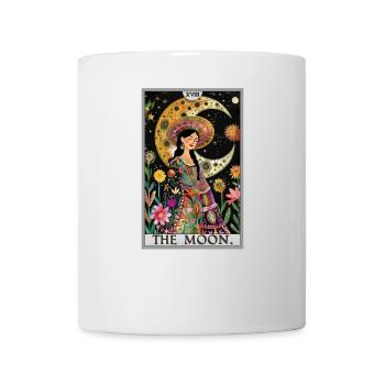 Tarotkarten Tarotkarte The Moon Der Mond - Tasse - Weiß - Vorne
