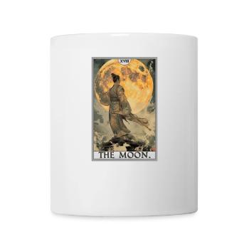 Tarotkarten Tarotkarte The Moon Der Mond - Tasse - Weiß - Vorne