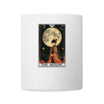 Tarotkarten Tarotkarte The Moon Der Mond - Tasse - Weiß - Vorne