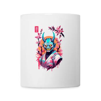 Oni Samouraï Vaporwave Esthétique Japon Culture - Mug blanc - blanc - Devant