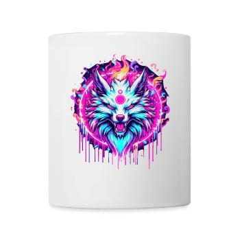 Psychedelischer Fuchs - Tasse - Weiß - Vorne