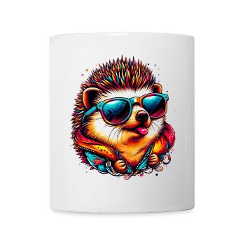 Hérisson - Mug blanc - blanc - Devant