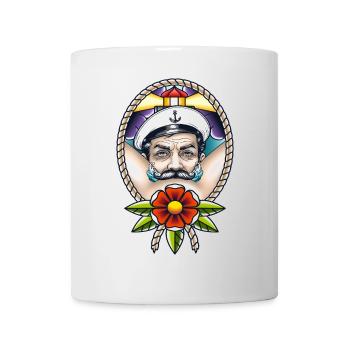 Sailor Barber Mustache Sailor Mustache - Mug - white - Front