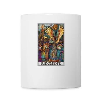 Tarot Cards Tarot Card 20 Judgment Court - Mug - white - Front