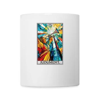Tarot Cards Tarot Card 20 Judgment Court - Mug - white - Front