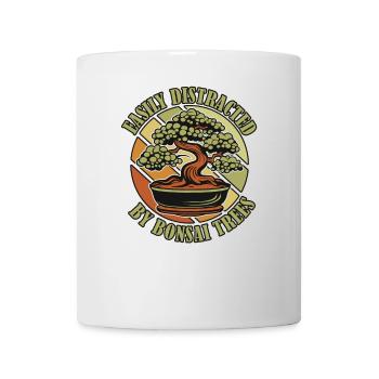 Leicht ablenkbar durch Bonsai-Bäume Bonsai-Schalen - Tasse - Weiß - Vorne