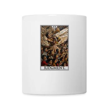 Tarot Cards Tarot Card 20 Judgment Court - Mug - white - Front