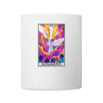 Tarot Cards Tarot Card 20 Judgment Court - Mug - white - Front