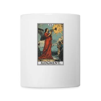 Tarot Cards Tarot Card 20 Judgment Court - Mug - white - Front