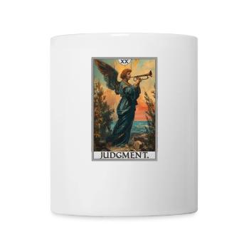 Tarot Cards Tarot Card 20 Judgment Court - Mug - white - Front