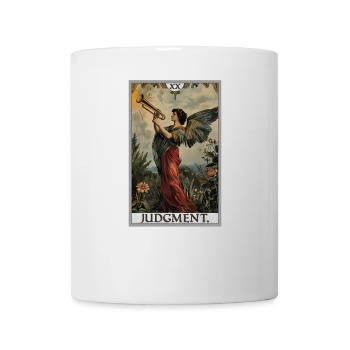 Tarot Cards Tarot Card 20 Judgment Court - Mug - white - Front