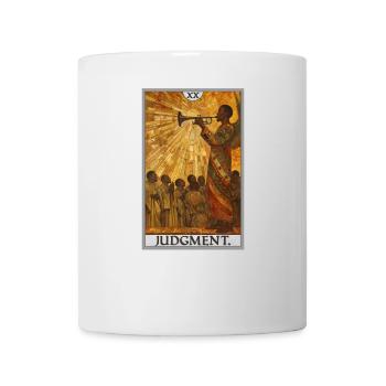Tarot Cards Tarot Card 20 Judgment Court - Mug - white - Front