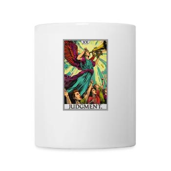 Tarot Cards Tarot Card 20 Judgment Court - Mug - white - Front