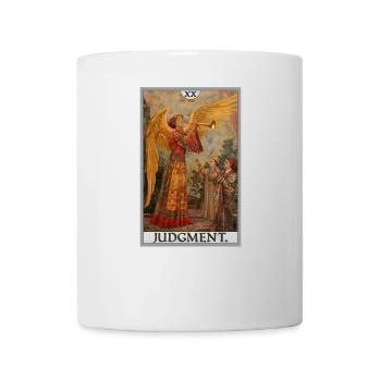 Tarot Cards Tarot Card 20 Judgment Court - Mug - white - Front