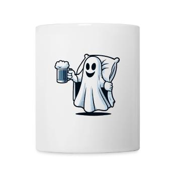 Boire Ghost Beer Lover Halloween Party - Mug blanc - blanc - Devant
