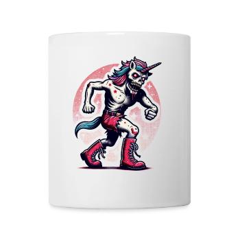Zombie Einhorn Untotes Mystisches Wesen - Tasse - Weiß - Vorne