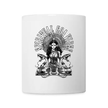 Spiritual Goa Music T-Shirt - Mug - white - Front