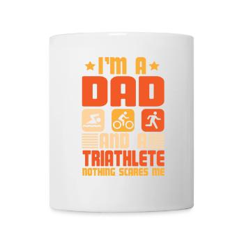 I'm A Dad And A Triathlete Nothing - Mug - white - Front