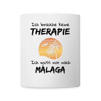 Málaga Andalusien Spanien Urlaub Malaga - Tasse - Weiß - Vorne