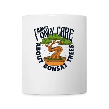 Je ne me soucie que des bonsaïs Penjing Indoor - Mug blanc - blanc - Devant