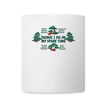 Dinge, die ich in meiner Freizeit mache Bonsai Töpfe Penjing - Tasse - Weiß - Vorne