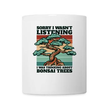 Dachte an Bonsai Bäume Indoor Bonsai - Tasse - Weiß - Vorne
