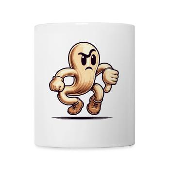 Cool Ghost Funny Halloween Party Thumbs Down - Mug - white - Front