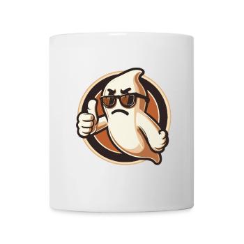 Cool Ghost Gives Proper Respect Halloween Party - Mug - white - Front