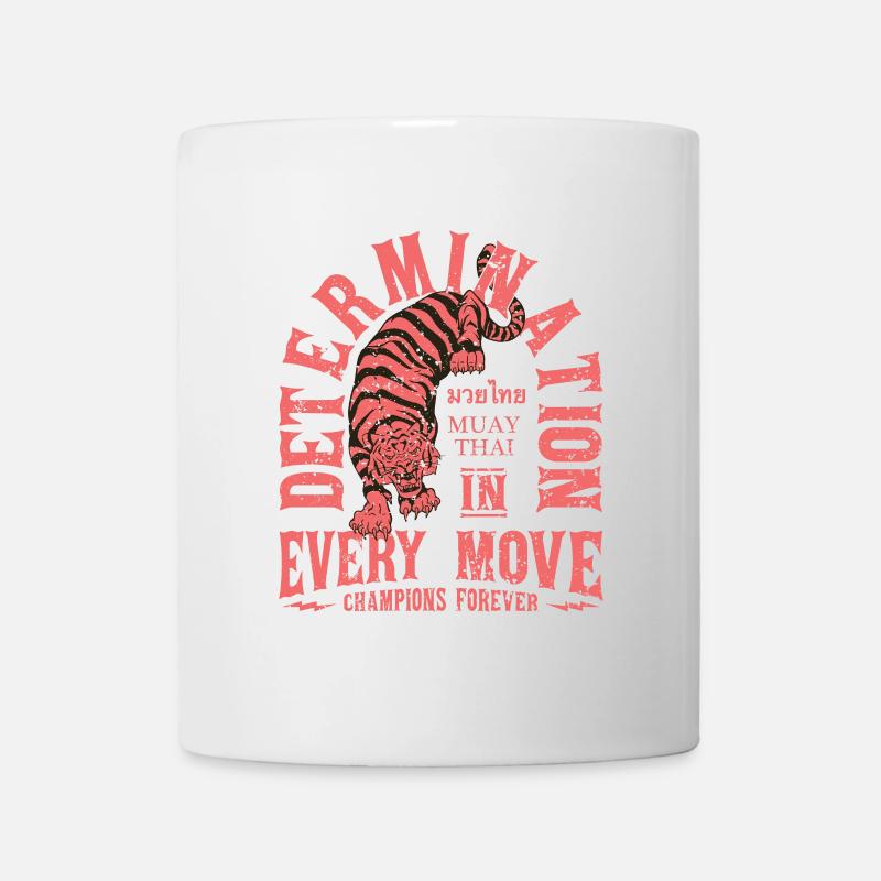 Muay Thai Kampfkunst - Tasse - Weiß