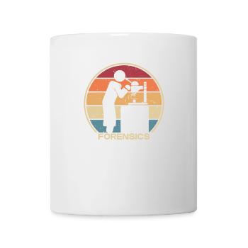 Rétro Science Psychologie Profileur ADN Médico-légal - Mug blanc - blanc - Devant