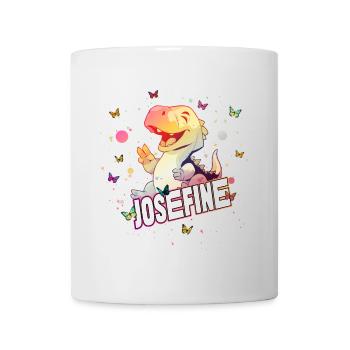 JOSEFINE - Beautiful BOY name with cute DINO - Mug - white - Front