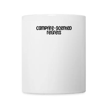 Camping - Campfire-scented regrets - Tasse - Weiß - Vorne