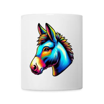 Esel Esel Schnuller Maultier - Tasse - Weiß - Vorne