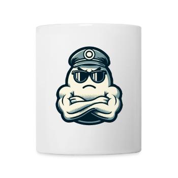 hCool Ghost Muscular Bodybuilder Halloween Party - Tasse - Weiß - Vorne