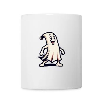 Lustiger Vintage Geist Retro Art Style - Tasse - Weiß - Vorne