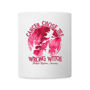 Witch Burgundy Multiple Myeloma Cancer - Mug - white - Front