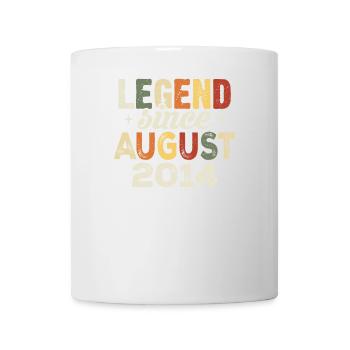 Août 2014 Anniversaire Août 2014 - Août 2014 - Mug blanc - blanc - Devant