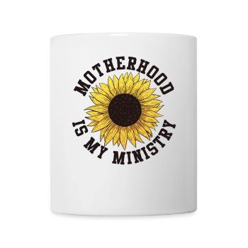 La maternité est mon ministère - Mug blanc - blanc - Devant