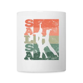 Festival de salsero et salsera salsa - Mug blanc - blanc - Devant