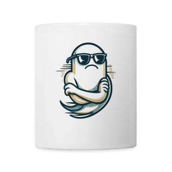 Cool Ghost Vintage Art Style Halloween Party - Tasse - Weiß - Vorne
