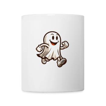 Lustiger Vintage Geist Retro Kunststil Halloween - Tasse - Weiß - Vorne