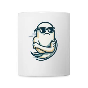 Cool Ghost Vintage Art Style Funny Halloween - Mug - white - Front