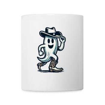 Drôle Cowboy fantôme Halloween Party - Mug blanc - blanc - Devant