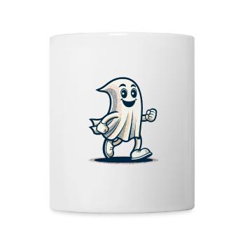 Drôle Vintage Fantôme Rétro Art Style Halloween - Mug blanc - blanc - Devant