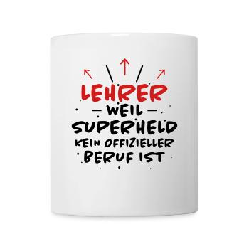 Lehrer Spruch Unterricht Lustiges Lehrer Geschenk - Tasse - Weiß - Vorne