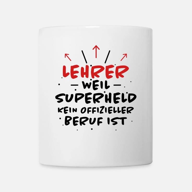 Lehrer Spruch Unterricht Lustiges Lehrer Geschenk - Tasse - Weiß